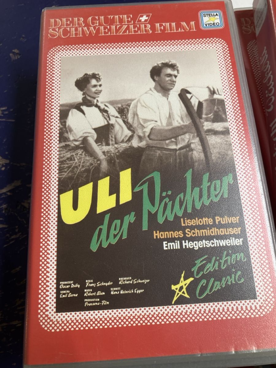 Tutti i VHS: Der gute Schweizer Film VHS Set – Usato da Erlenbach im Simmental! venduto da Simmentaler-Perlen 2