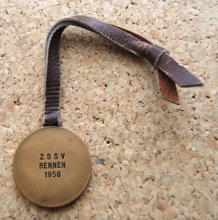 Médaille De Ski Vintage 1956 - Bronze Lauriot Pour Augis - Collection Sport France