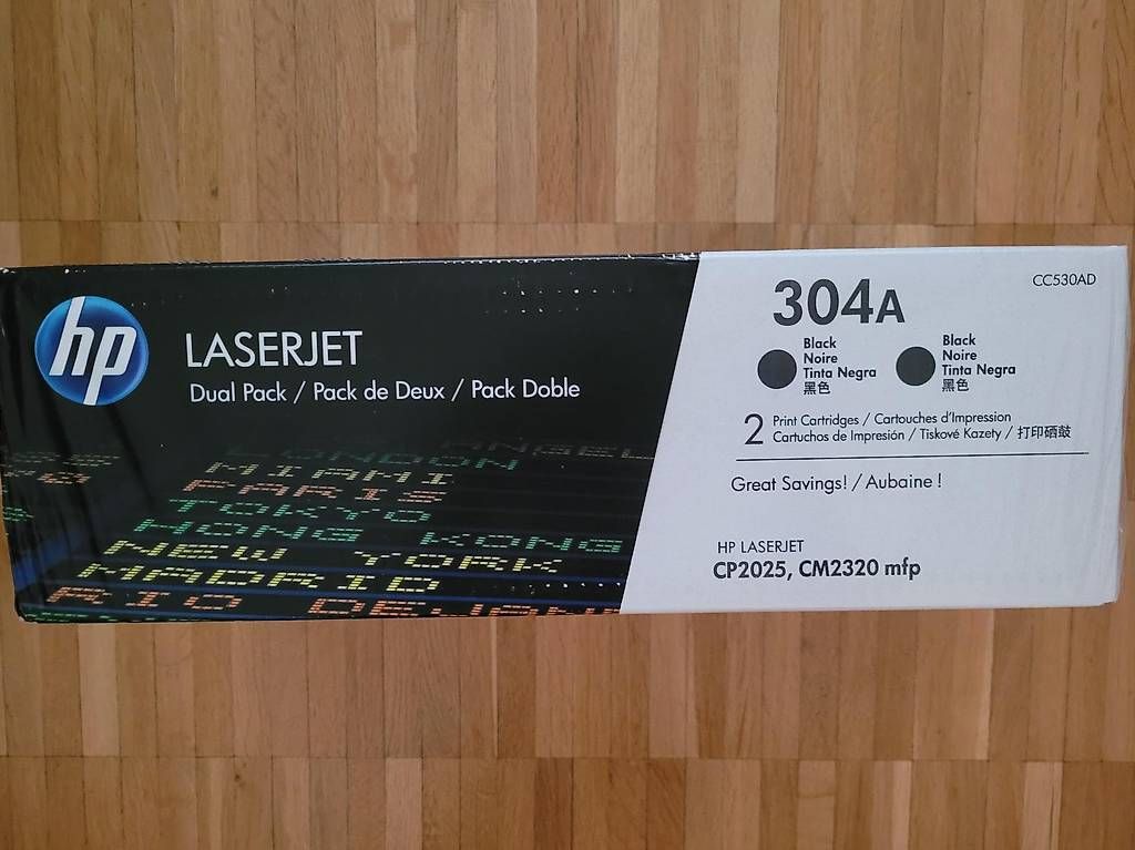 Hewlett Packard Cartucce per stampanti & toner: Toner HP 304A Duo Pack – Nuovo e nell'imballaggio originale da Wettingen venduto da okatiki