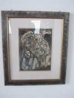 Lithographie von M.Chagall / Moses und sein Volk