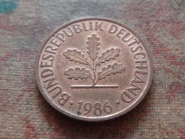 DEUTSCHLAND 2 Pfennig 1986