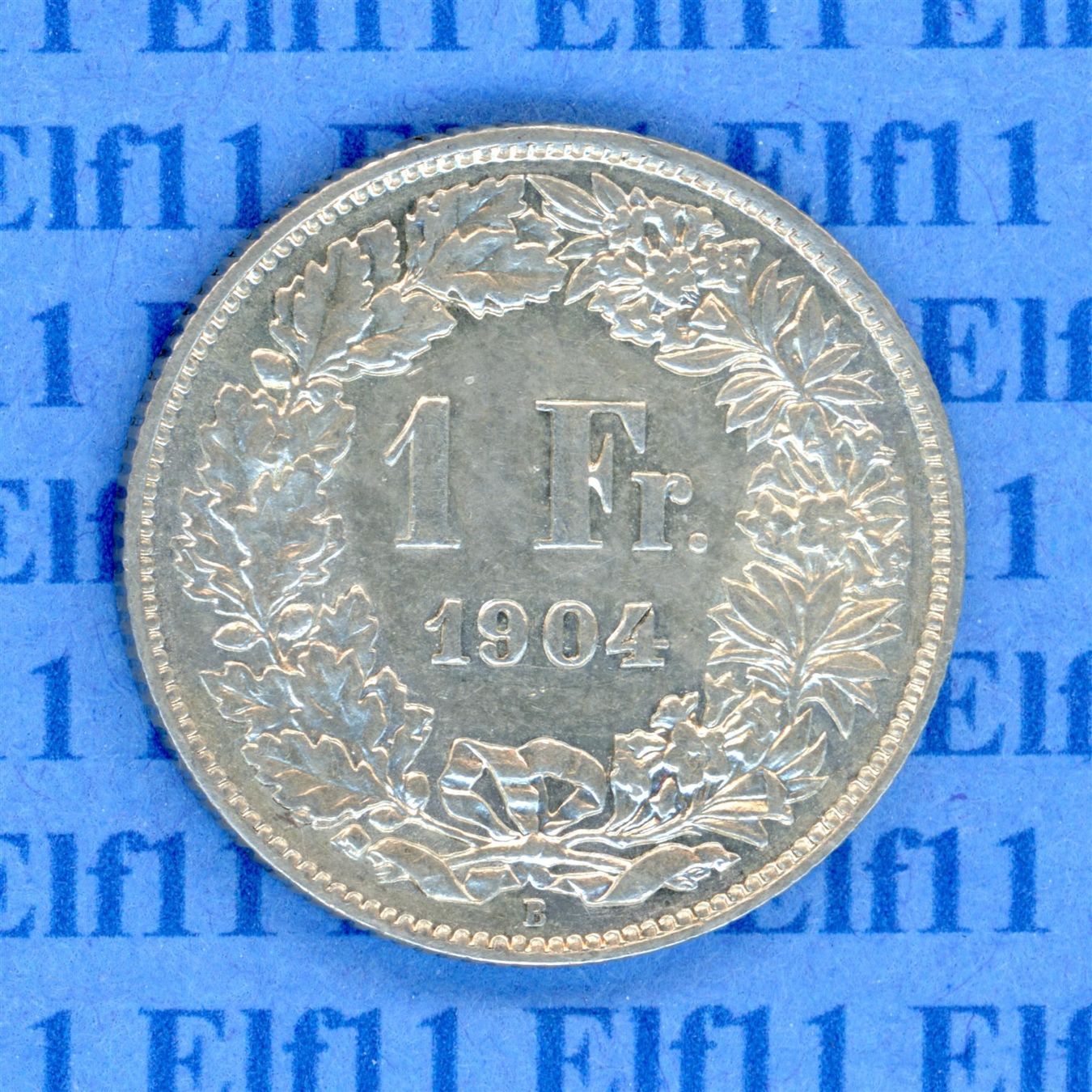 Tutti le monete: CHF___1.00 1904 unz 1 Franken – Nuovo (secondo la descrizione) da Widnau venduto da Elf11