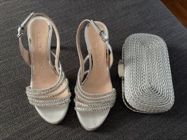 Albano Vanty Sandalen Gr.37 und Clutch Neu