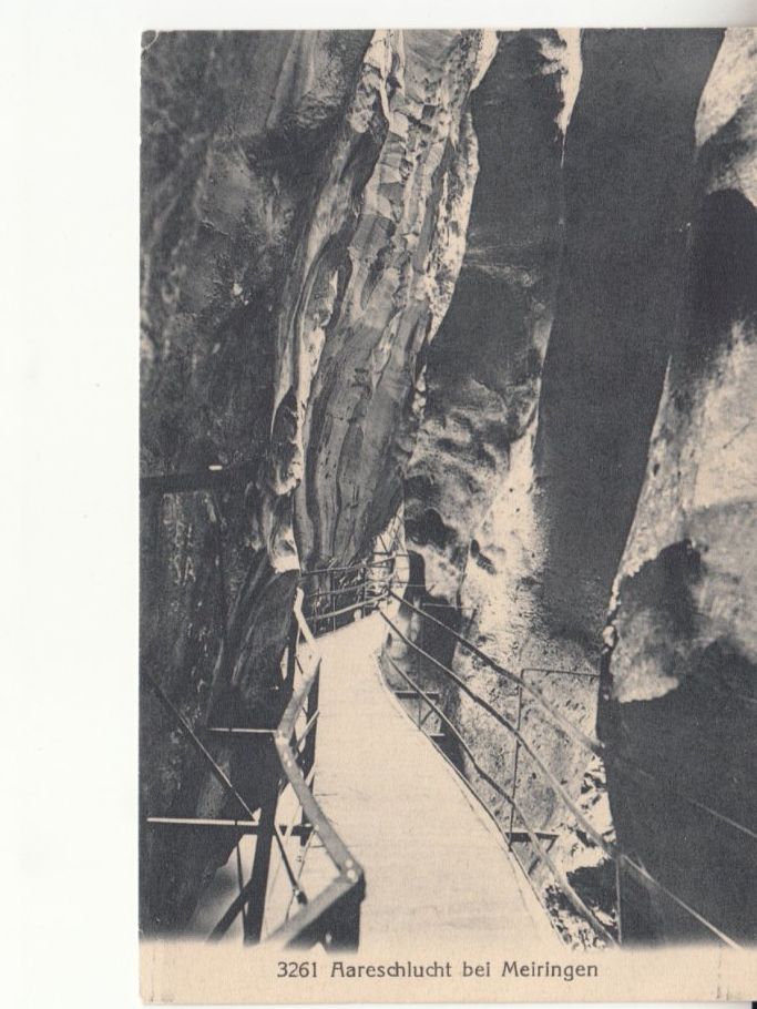 Cartoline postali: Aareschlucht 1923 – Usato da Bürglen TG venduto da StampGraf
