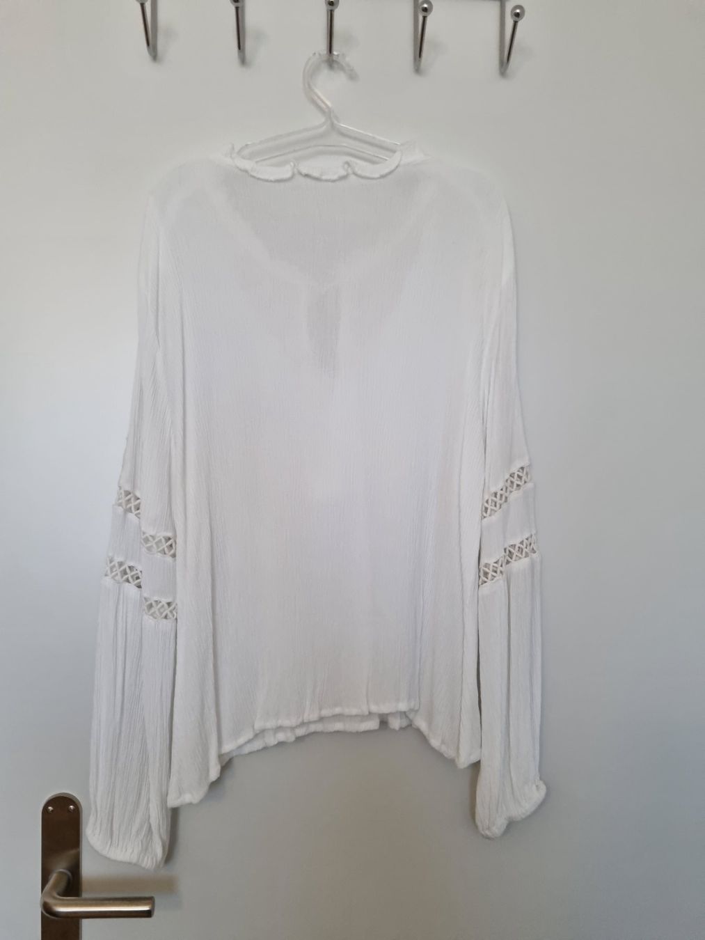 Camicette: Bluse Viskose weiss Gr. M – Nuovo (secondo la descrizione) da Zofingen venduto da Felpa 3