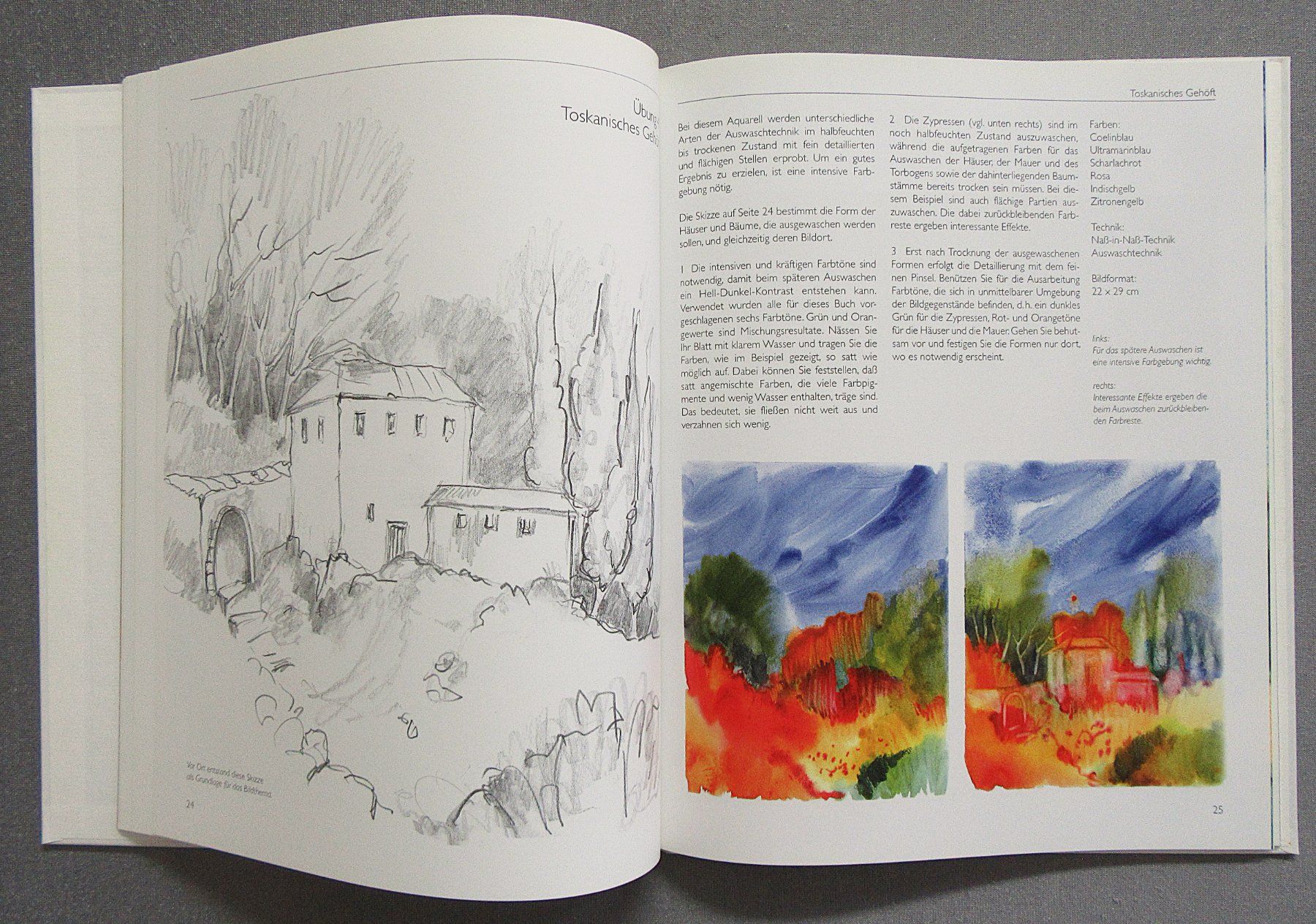 Libri: Nass-in-Nass Techniken • Aquarell Workshop – Usato da Auenstein venduto da Padabimbim 5