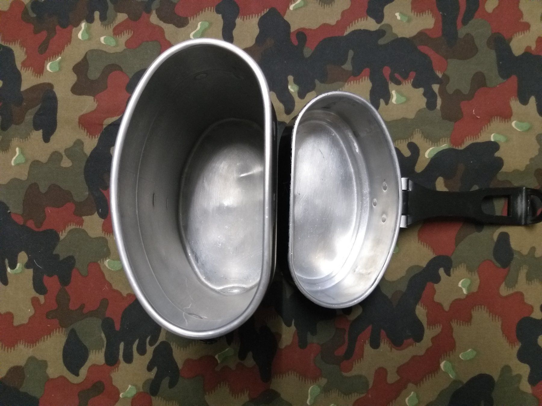 Schweizer Armee Uniformi: Kochgeschirr Mod. 1898/20 schwarz 1983 – Usato da Bauma venduto da SwissMilitaria 4