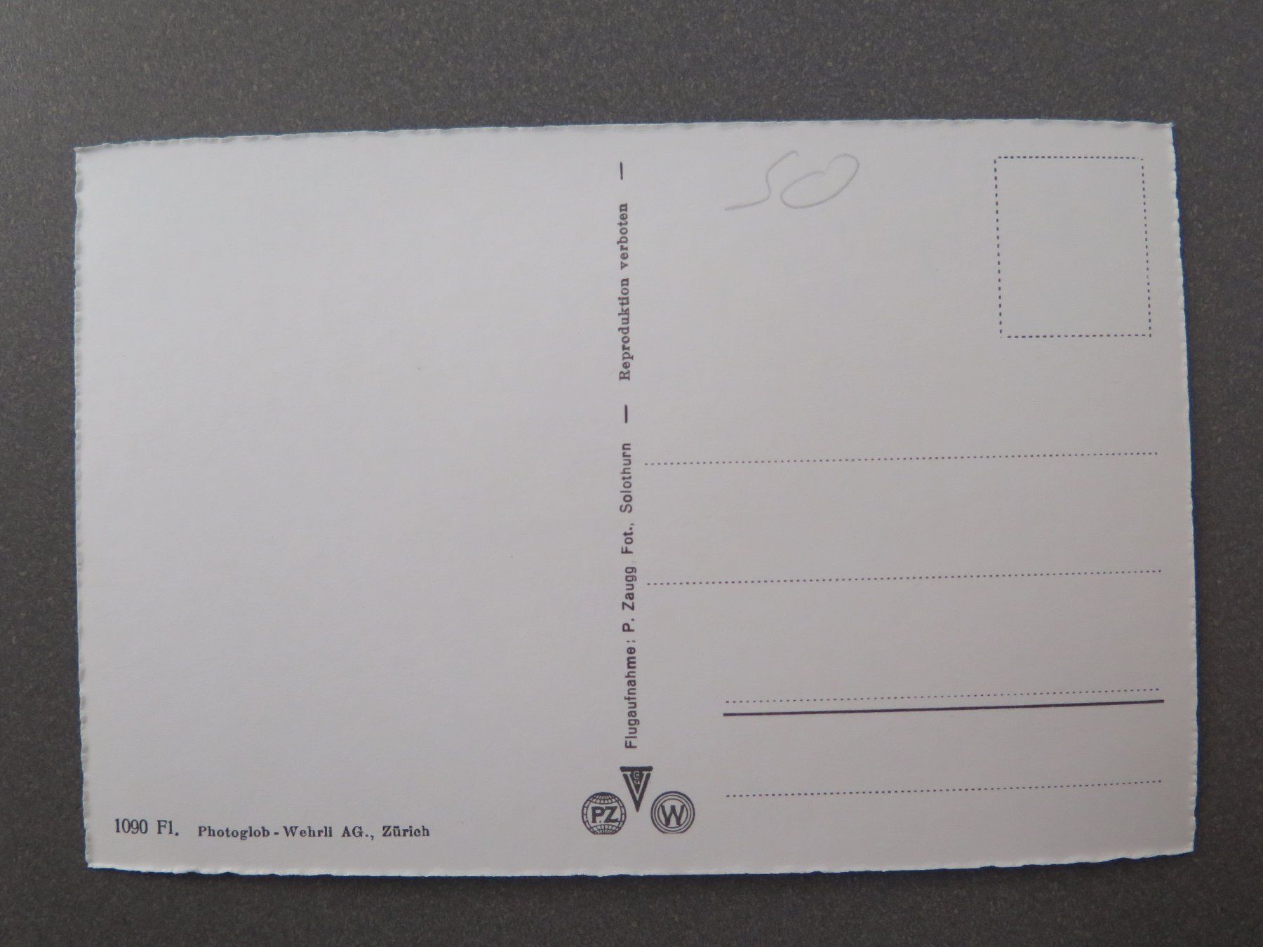 Cartoline postali: SOLOTHURN - AMTSHAUSPLATZ - FLUGAUFNAHME – Usato da Wittenbach venduto da lipasal 1