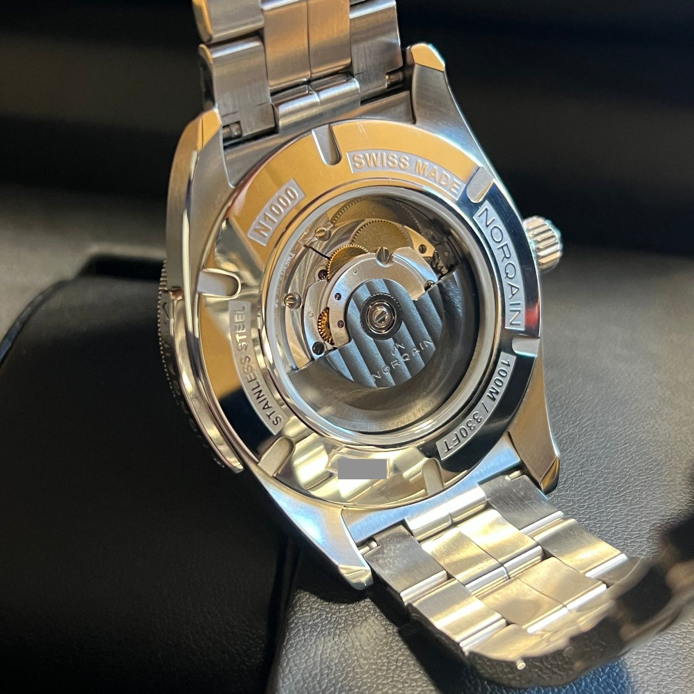 Norqain Orologi: Norqain Automatic Date Full Set N1000S01A/BJ101/102S – Usato da Carouge GE venduto da Watchaser 4