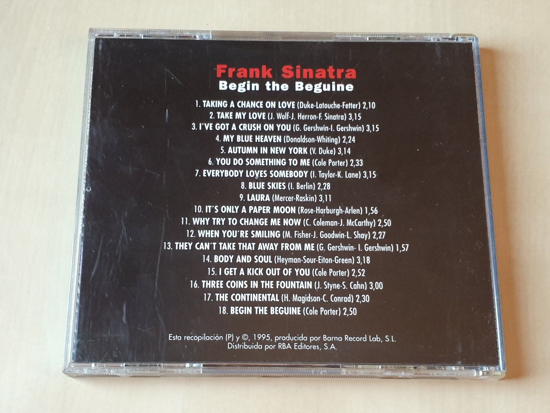 CD: Frank Sinatra Begin the Beguine – Usato da Stansstad venduto da collectorsshop 1