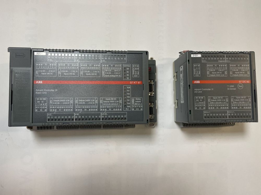 ABB SPS Advant Controller 31 Basic+I/O Unit (07KT97+07DC92) (Gebraucht ...