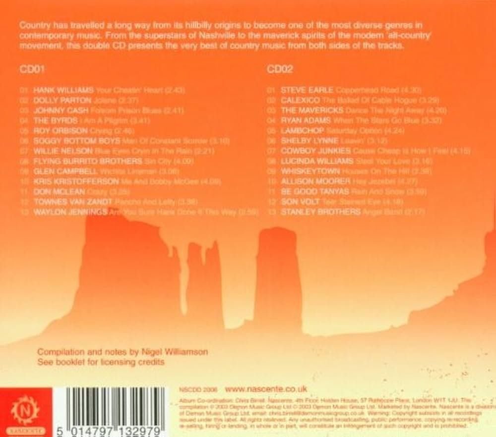 CD: set 2CD's - Hank Williams, Steve Earle, Don McLean, Lambchop – Usato da Unterbäch venduto da kolbar 1