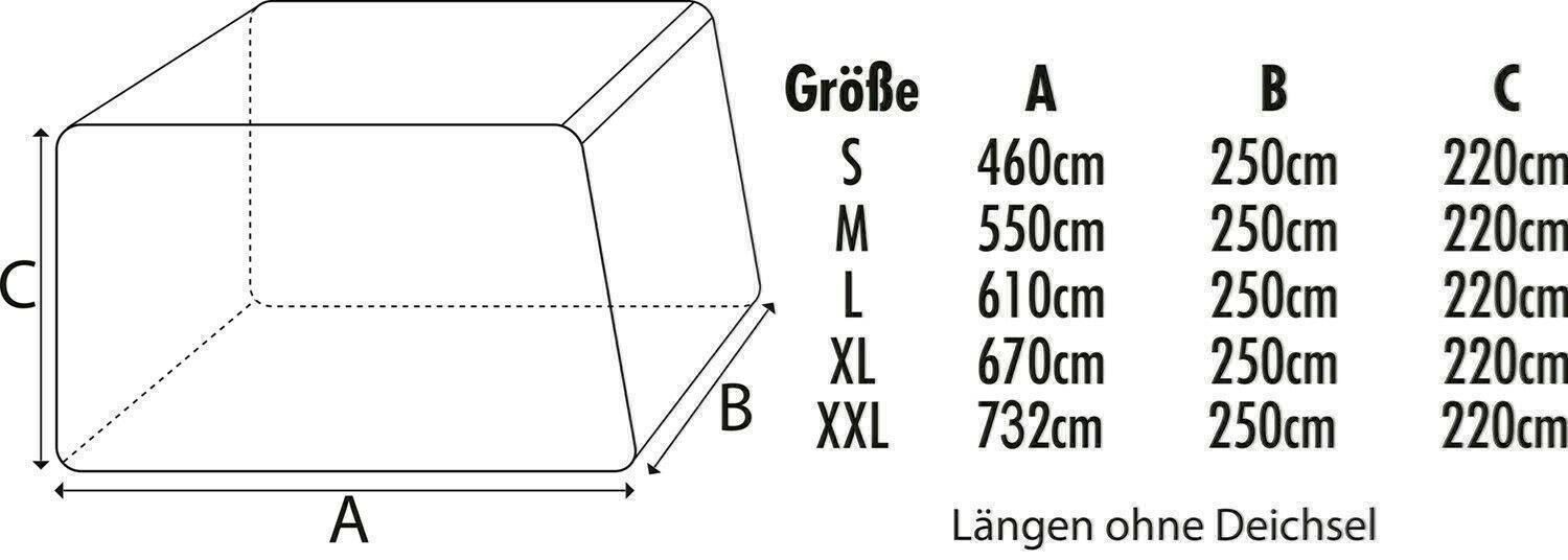 Coperture: Green Yard Wohnwagen Abdeckplane L – Nuovo e nell'imballaggio originale da Bottighofen venduto da zaap 5