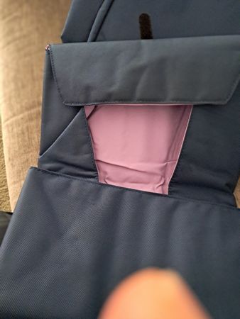 Tasche ZUGER  blau guter Zustand 40cm