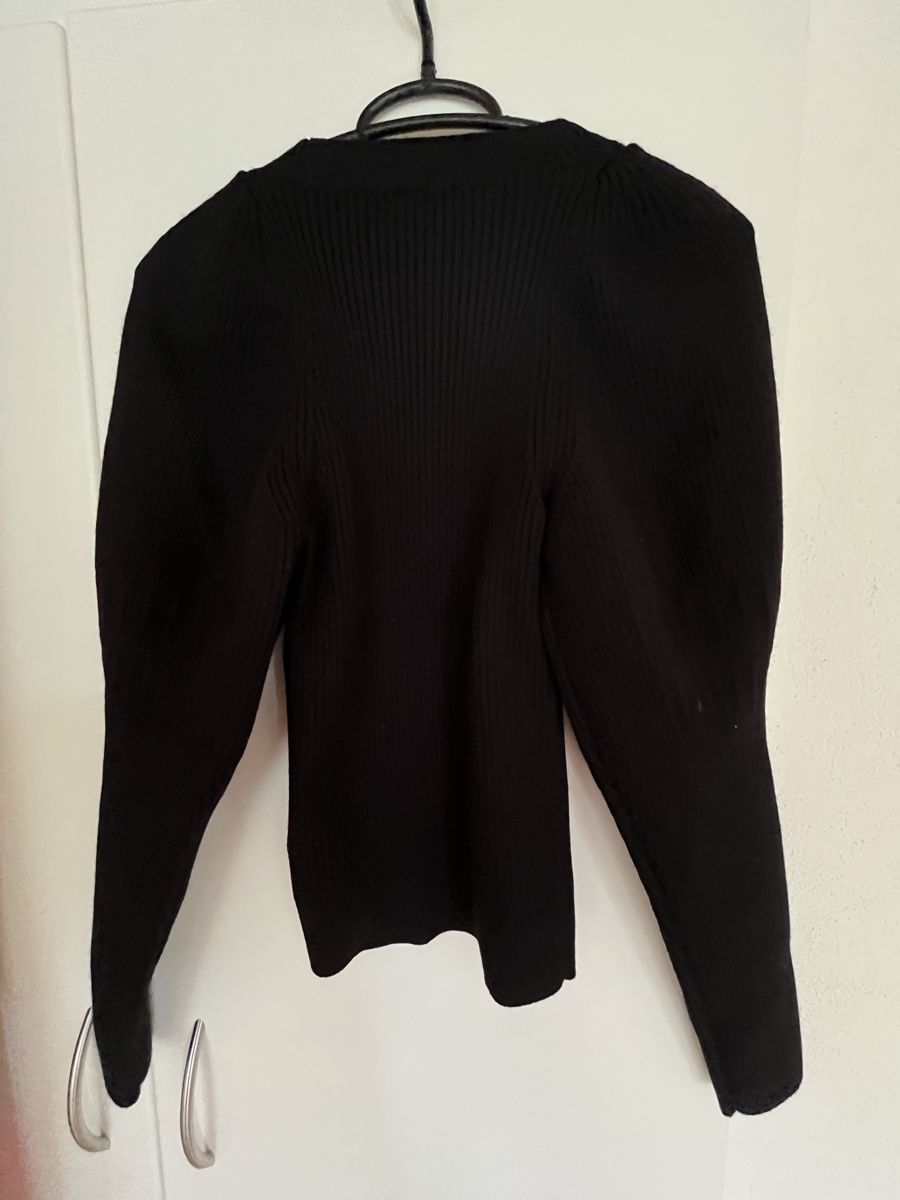 Cos Maglioni & Felpe: COS Strickpullover mit Puffärmeln, Schwarz, Grösse XS – Usato da Wädenswil venduto da Iana32 3