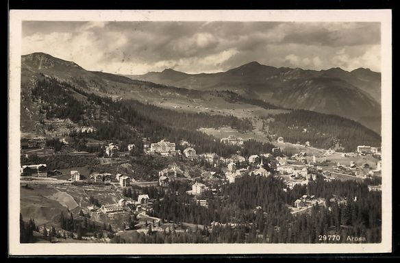 Cartes postales: AK Arosa, Ortsansicht – D'occasion à Berlin par bartko-reher