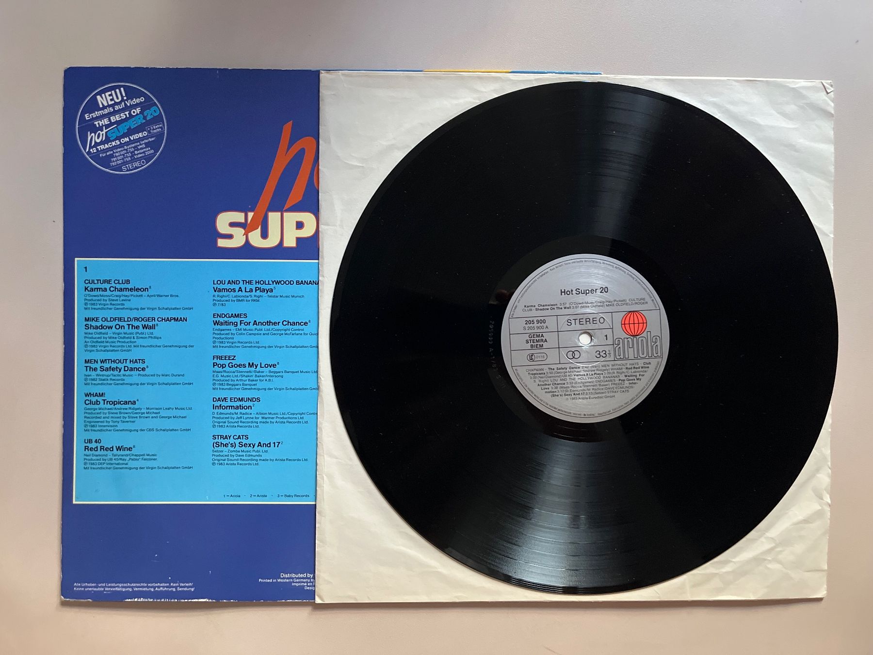 Vinyles: Hot Super 20 – Various VG/VG – D'occasion à Zürich par bkudrzycki 2
