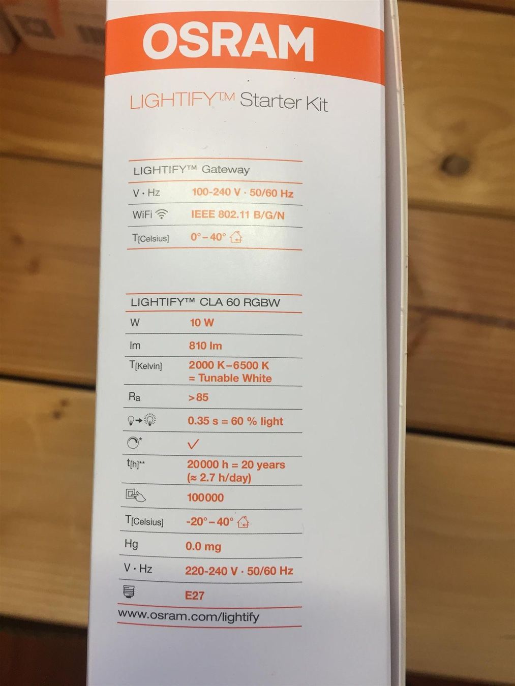 Lampade: Wifi Smart Home LED Lightify Osram Starterkit Lampe E27-391 – Nuovo e nell'imballaggio originale da Recherswil venduto da paulchen09 5