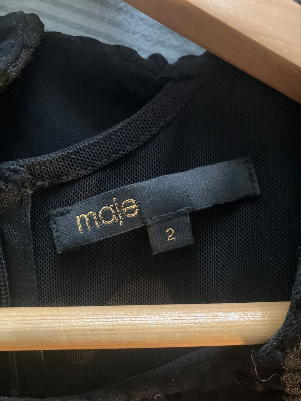Maje Kleider: Robe Maje T. 2 noir – Gebraucht aus Zürich von ikaufmann 2