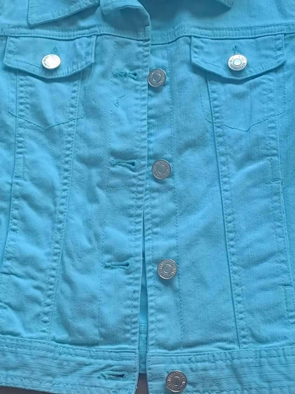 Jacken & Mäntel: Jeansjacke in Mintgrün – Gebraucht aus Wabern von jeroalila 2
