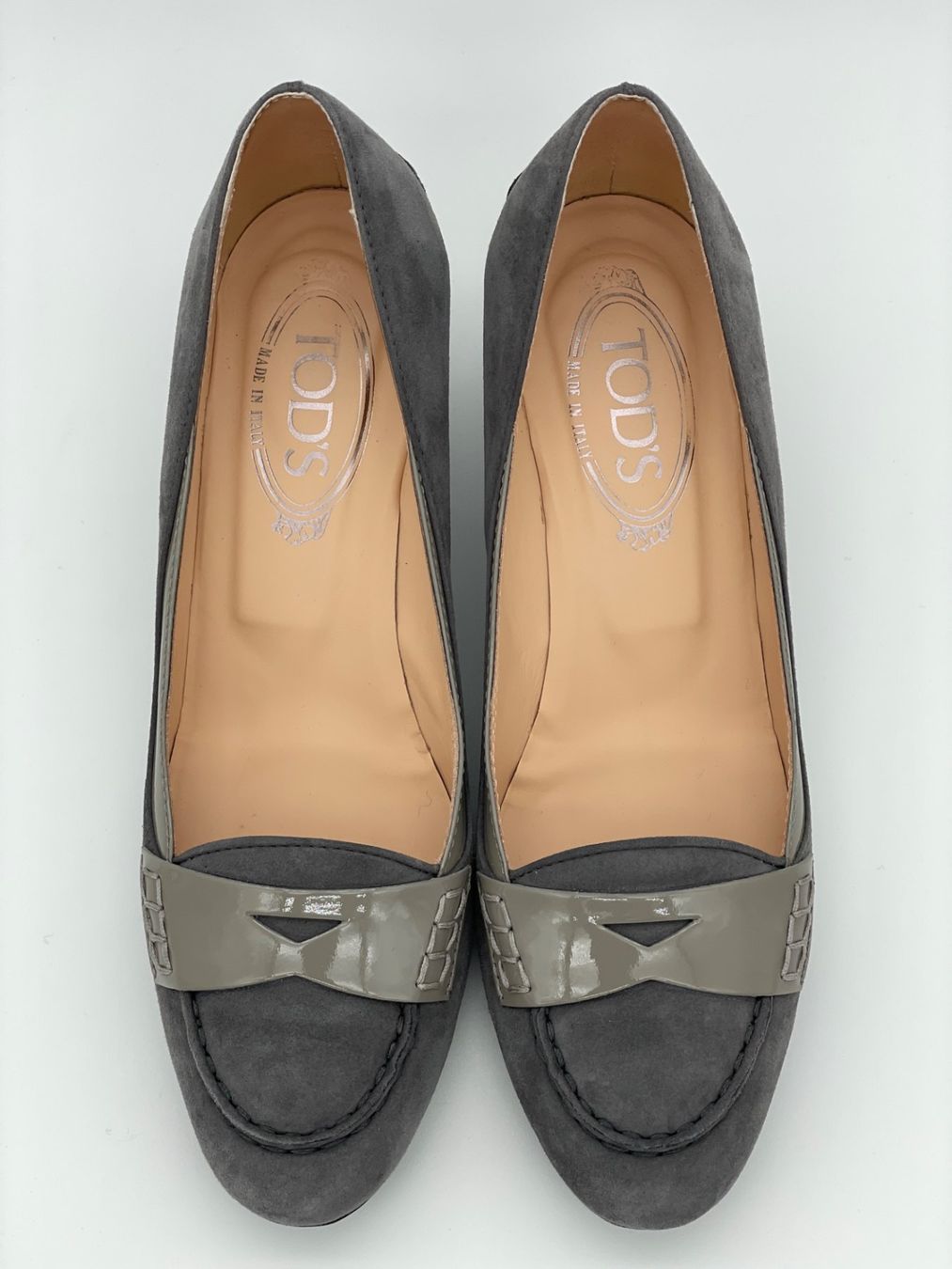 Tod'S Scarpe da donna: Tod's Gommini Pump EU 38 Grau – Usato da Zürich venduto da shoe_shop 4