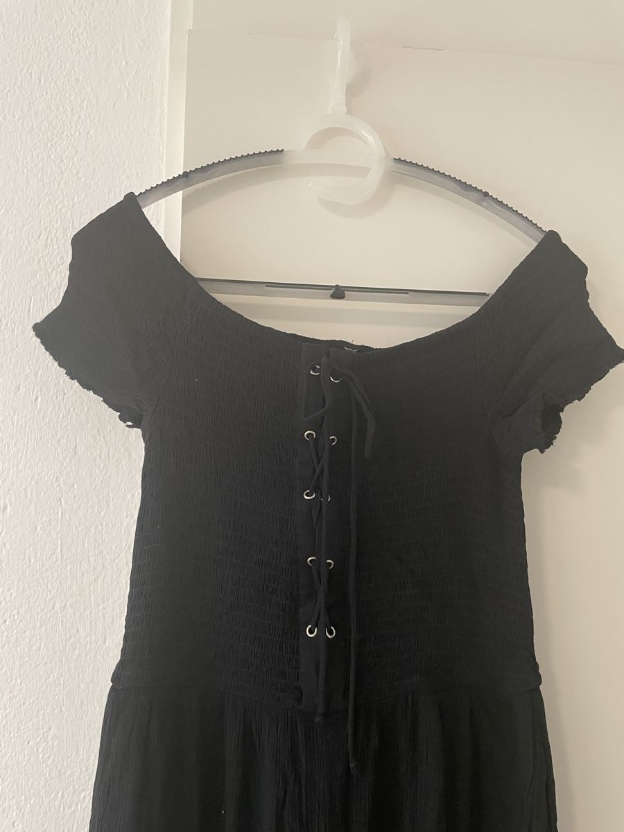 Tute: Jumpsuit schwarz Grösse M Damenmodellschnürung – Usato da Biel/Bienne venduto da philong 1