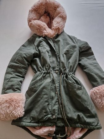 Women's Soft and Warm Parka Faux Fur XS