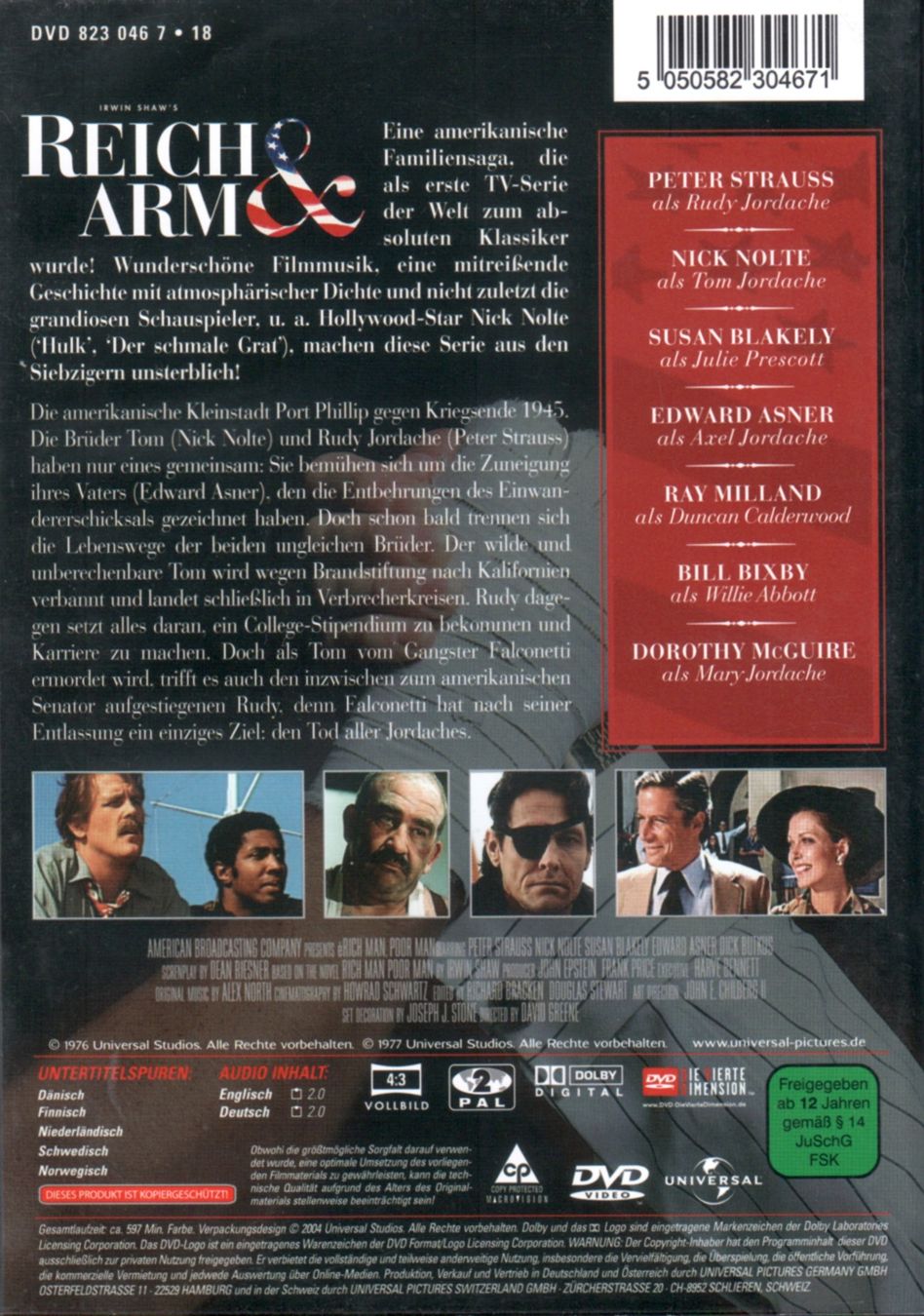 Alle DVDs: DVD: Reich & Arm (mit Nick Nolte, Peter Strauss) – Gebraucht aus Tägerig von fil_f8k6 1