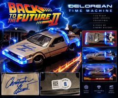 Back to the Future II DeLorean – Christopher Lloyd signiert