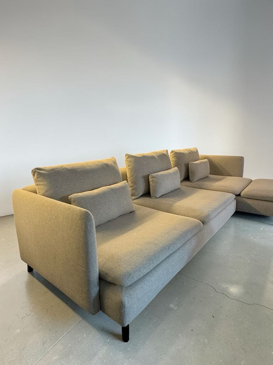 Sofas: Ecksofa Pasatell-Silber mit Gratis Lieferung – D'occasion à Fehraltorf par Sofalab.swiss 5