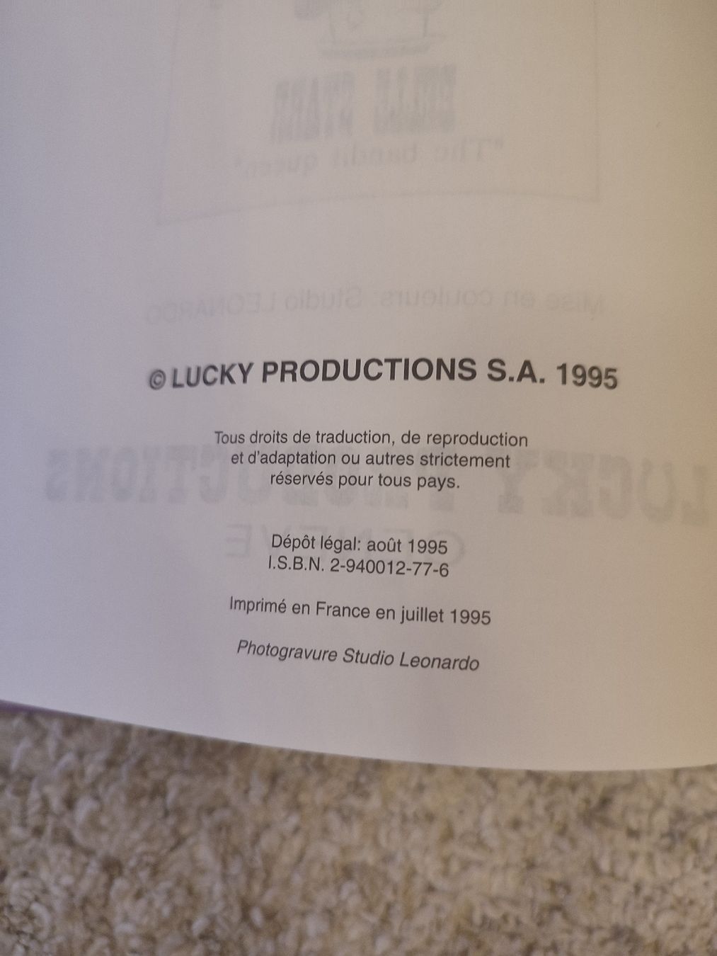 Comics: Lucky Luke - Belle Star - EO 1995 - TBE – Gebraucht aus Bougy-Villars von Vogue 1