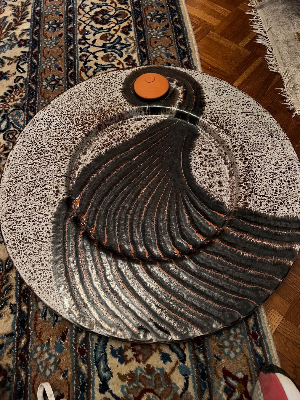 Piatti di portata: Large Keramik Wall Plate Vintage 1960 – Usato da Oberengstringen venduto da Cici7 3