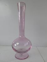 Rosa Glasvase, Blumenvase, Vintage Design, Top Zustand!