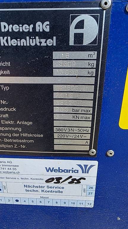 Baucontainer: Presscontainer für Karton – Gebraucht aus Weggis von Lukas1983 2