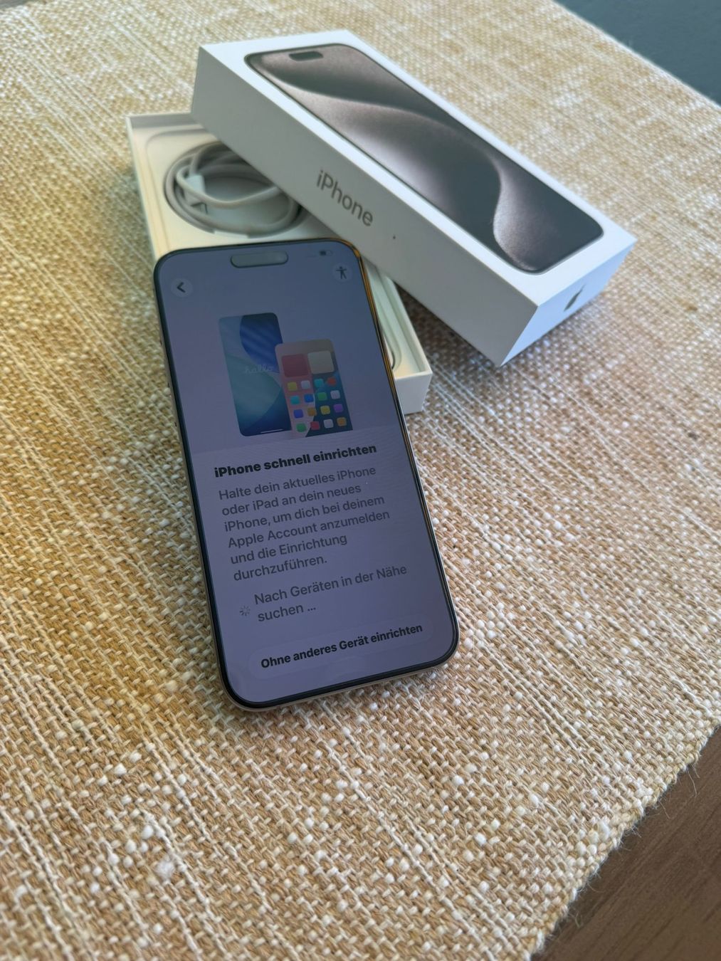 Apple Telefoni cellulari / Smartphones: iPhone 15pro max natural Titanium 256 GB – Usato da Ebikon venduto da el_carpincho 2