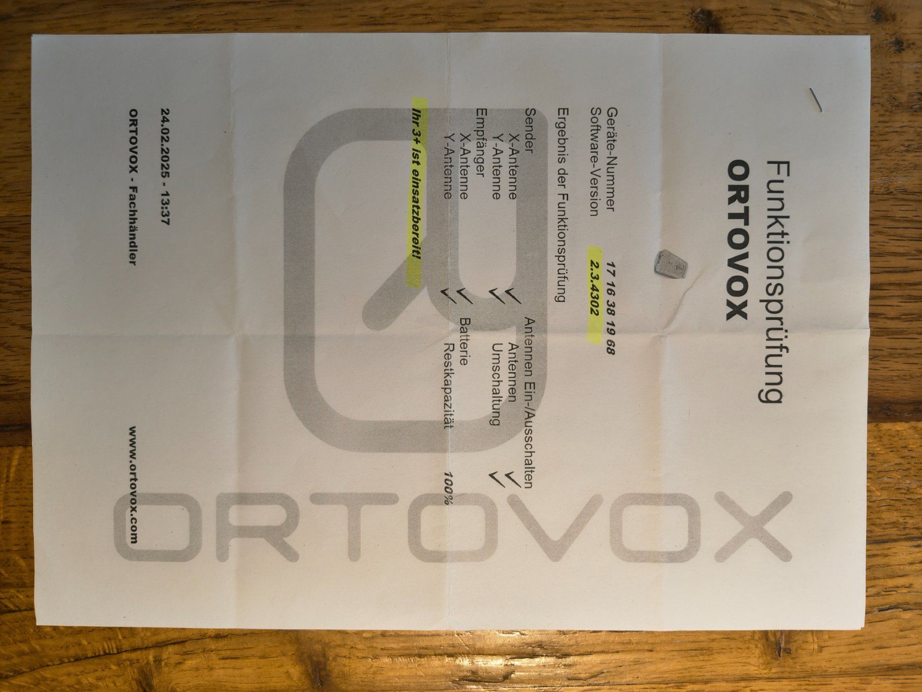 Ortovox GPS & Appareils de mesure: Ortovox 3+ LVS – D'occasion à Thalwil par fel_fk27 2