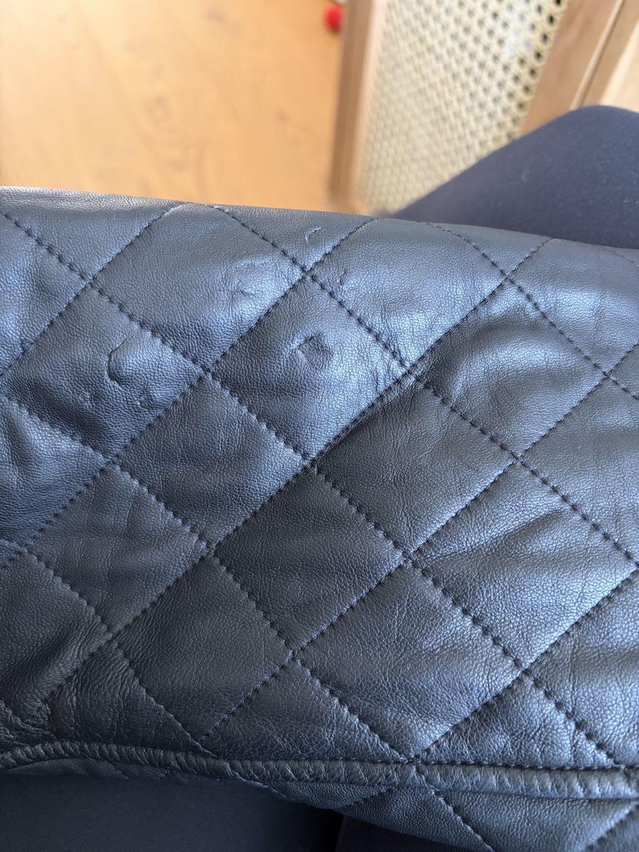 Massimo Dutti Giacche: Massimo Dutti Lederjacke gesteppt schwarz Grösse S – Usato da Chur venduto da Mity88 8