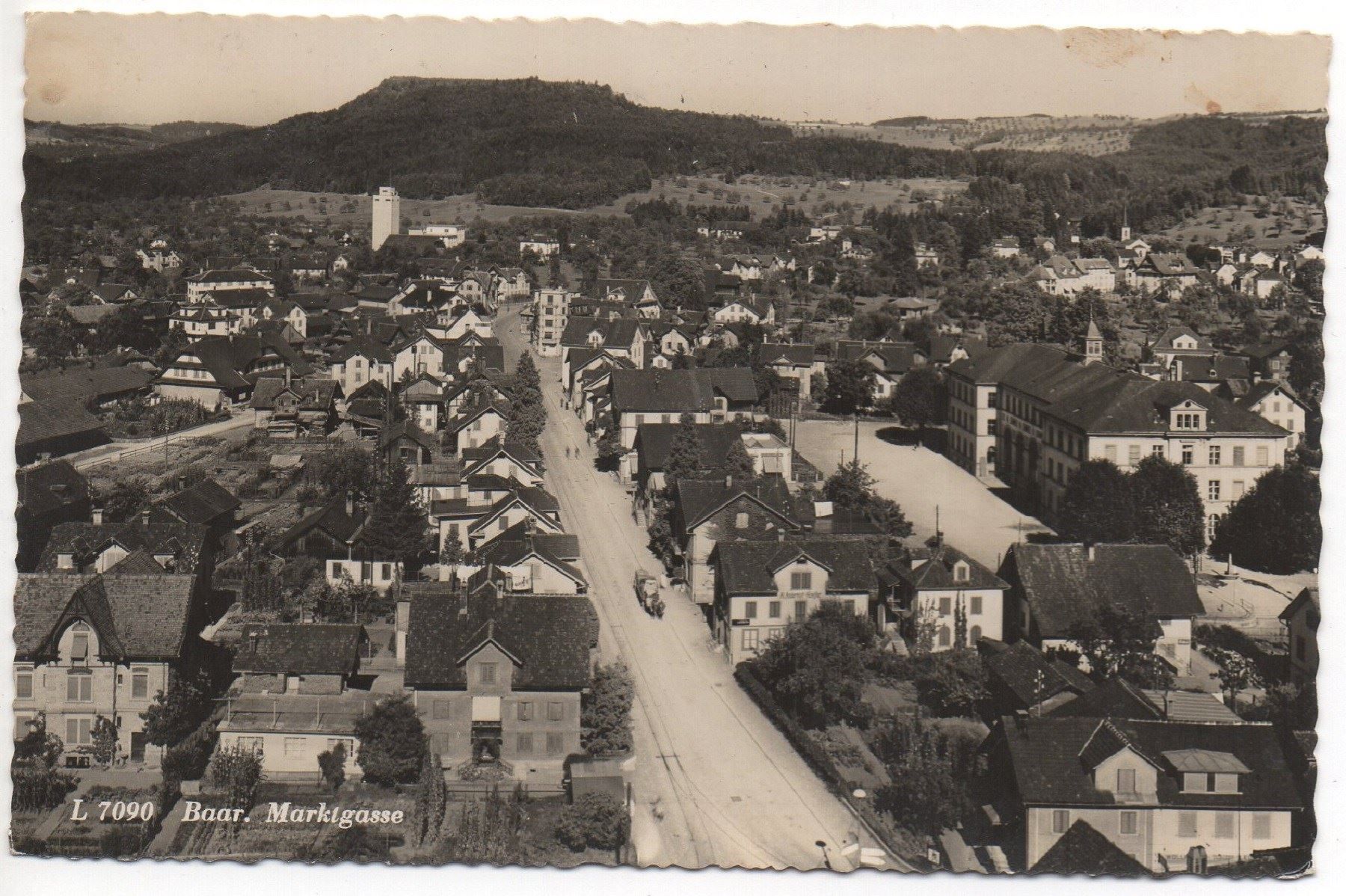 Cartoline postali: BAAR Marktgasse – Usato da Jona venduto da philajona