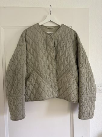 Steppjacke Damen Khaki Grösse M/L 