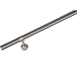 Pertura Handlauf-Set Edelstahl V2A Ø 40 mm L:1600 mm