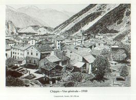 Chippis   VS  -   Vue générale  - 1910