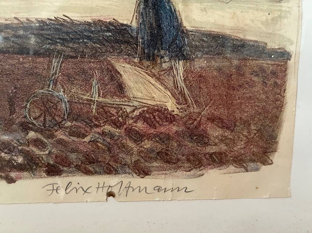 Dipinti: Winterlandschaft von Felix Hoffmann – Usato da Niedergösgen venduto da Eden07 3