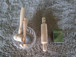 Puppenstubenküchen Zubehör, Holz & Kunstoff von Bodo Hennig