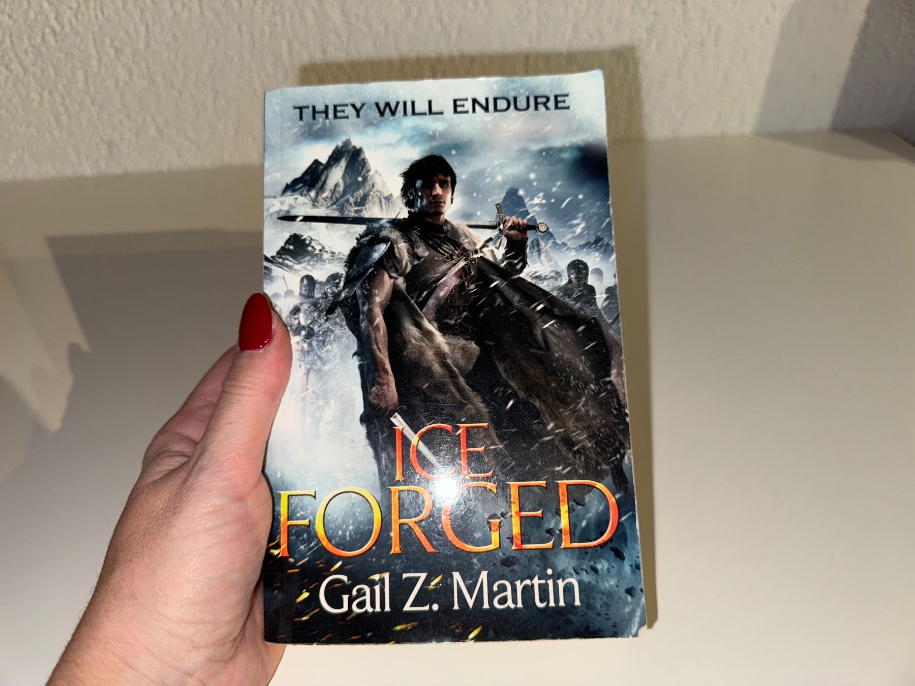 Libri: NOVEL: Gail Z. Martin, Ice forged – Usato da Grosswangen venduto da English_books