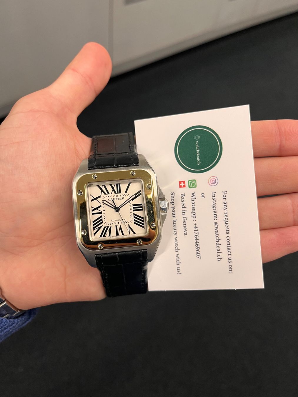 Cartier Orologi: Cartier Santos 100 XL Two-Tone – Usato da Genève venduto da 3M_JR 2