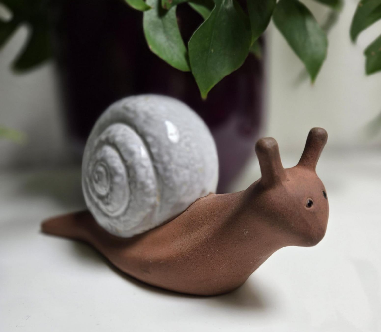Figuren: Keramik Schnecke, süsse Deko – Gebraucht aus Rheinsulz von Gilea 3