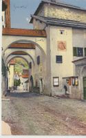 GR 308 Altes Tor in Zuoz, ca. 1920