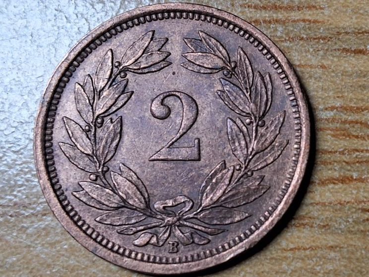 Tutti le monete: 2 Rappen 1929 - Selten! – Usato da Münchenstein venduto da purbach1 9
