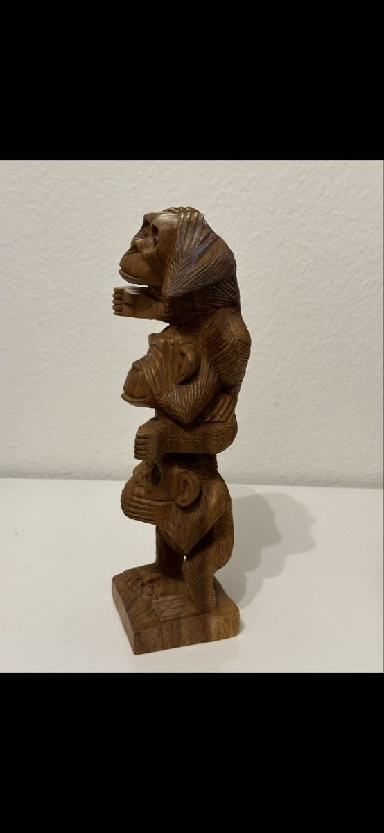 Sculture & Statue: Figur Die 3Affen aus Holz – Nuovo (secondo la descrizione) da Basel venduto da Ivana_4 3