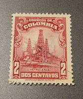 Kolumbien 1935 alte briefmarke